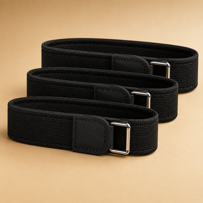 Velmonas™  Flex Fit Buckle-Free Belt Pack of-2